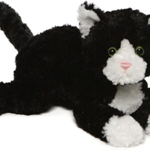Tuxedo Kitten Plush Toy, Premium Cat Stuffed Animal for Ages 1 and Up, Black/White, 14”