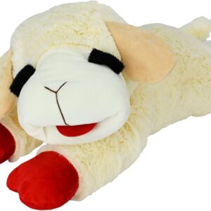 Plush Toy - Squeaky Toy for All s - Extra Soft Plush - Stuffed Animal for Cuddling & Playing - Jumbo (24", Cream)