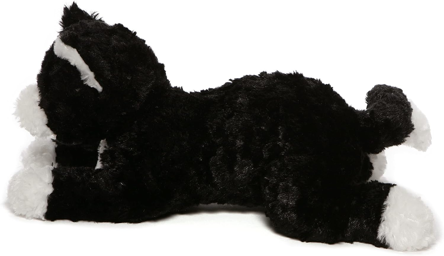 Tuxedo Kitten Plush Toy, Premium Cat Stuffed Animal for Ages 1 and Up, Black/White, 14” - Image 2