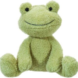 Plush Velvet Frog Stuffed Animal Soft Cuddly Perfect for Child (Green Frog,9 Inches)