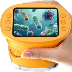 1000X Handheld Digital Microscope for Kids: Pocket Microscope with 2.0" IPS Screen - Toys Birthday Gifts for Girls Boys Child - Portable Edu Science Kits Toddler Age 3-6 6-12