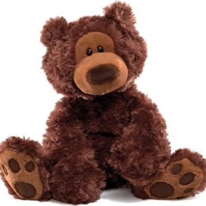 Classic Teddy Bear, Premium Stuffed Animal for Ages 1 and Up, Chocolate Brown, 12”