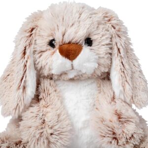Bunny Stuffed Animal Plushie with Big Feet, Floppy Ears & Fluffy Tail, Adorable Pretend Play Toddler Toys for Girls & Boys 3+